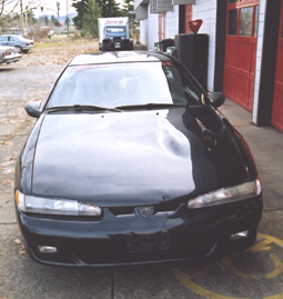 Talon front view